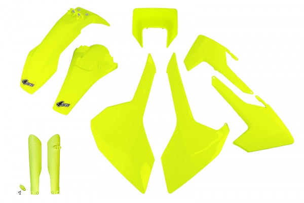 Husqvarna TX Full Kit - Neon Yellow (DFLU) - HUKIT621F@DFLU
