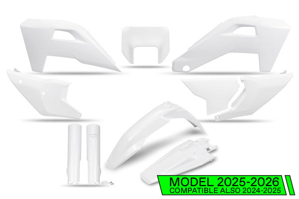 Husqvarna TE 300 Heritage Full Kit - White 20-26 - HUKIT631F@040
