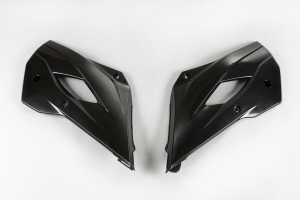Husqvarna TC Radiator Covers - Black - HU03379#001