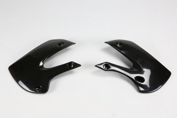 Kawasaki KLX Radiator Covers - Black - KA03733#001