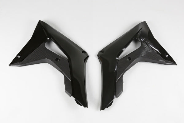 Honda CRF Radiator Covers - Black - HO04682#001