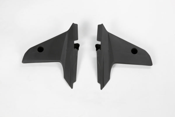 Husqvarna CR Radiator Covers - Black (001) - HU03335#001