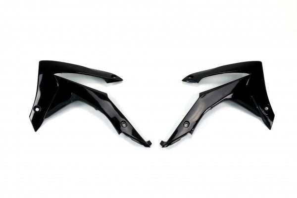 Honda CRF Radiator Covers - Black - HO04657#001