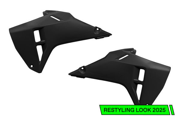 Honda CRF Radiator Covers - Black (001) - HO05619#001