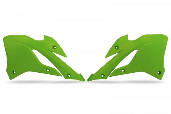 Kawasaki KX Radiator Covers - Green - KA02712#026