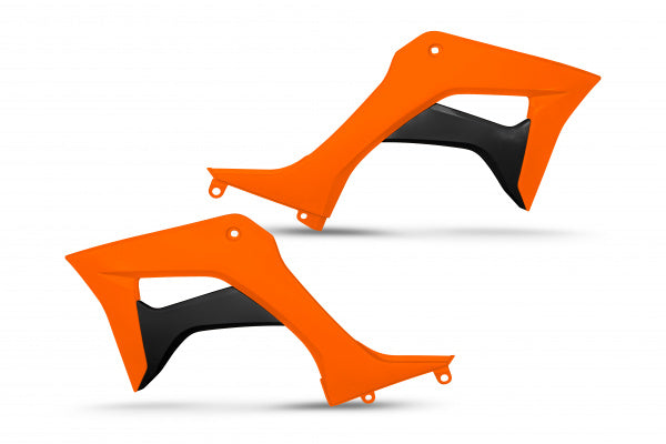 Honda CRF Radiator Covers - Neon Orange - HO05600#FFLU