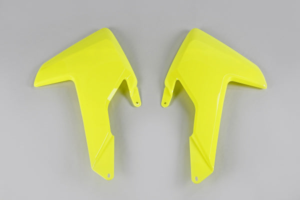 Husqvarna TE Radiator Covers - Neon Yellow - HU03365#DFLU