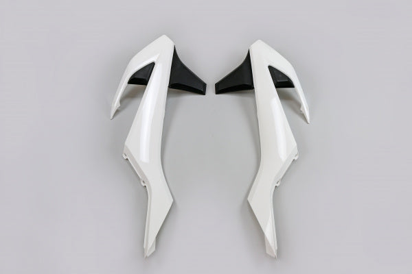 KTM EXC Radiator Covers - White-Black - KT04061#999K