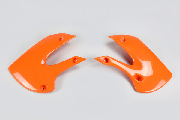 Kawasaki KX Radiator Covers - Orange - KA03733#127