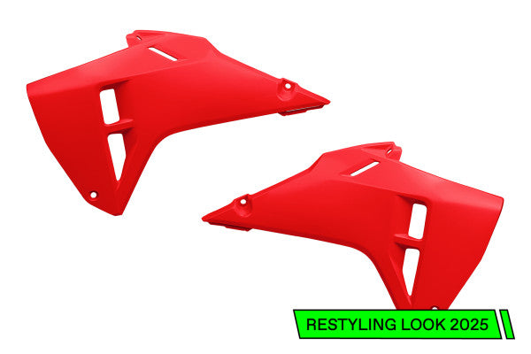 Honda CRF Radiator Covers - Red (070) - HO05619#070