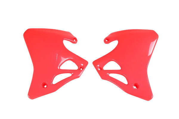 Honda CRE Radiator Covers - Red - HO02672#067