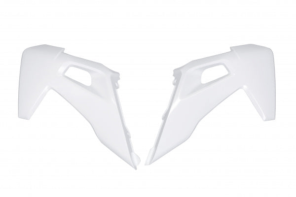 Husqvarna TC Radiator Covers - White 20-26 - HU03390#040