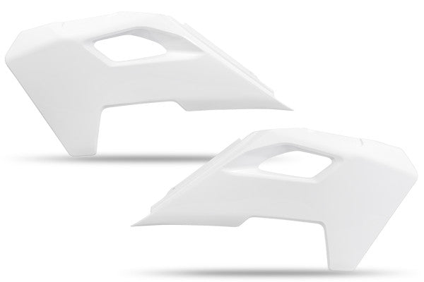 Husqvarna TC Radiator Covers - White 20-26 - HU04308#040