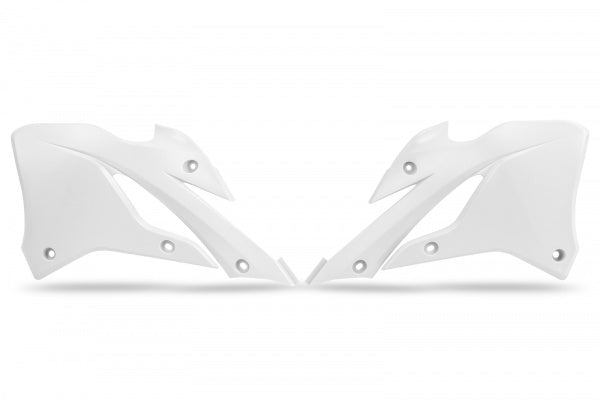 Kawasaki KX Radiator Covers - White - KA04758#047