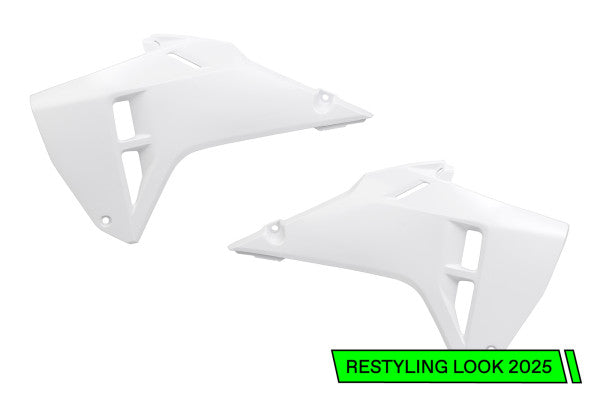 Honda CRF Radiator Covers - White (041) - HO05619#041