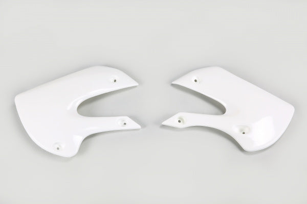 Kawasaki KX Radiator Covers - White - KA03733#047