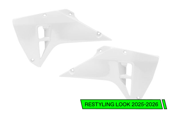 Honda CRF Radiator Covers - White (041) - HO05624#041