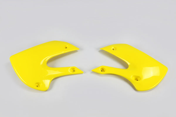 Kawasaki KLX Radiator Covers - Yellow - KA03733#102