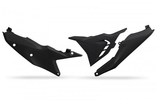 KTM EXC-F Side Panels - Black (001) - KT05021#001