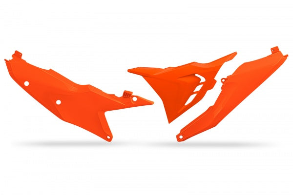 KTM EXC-F Side Panels - Neon Orange (FFLU) - KT05021#FFLU