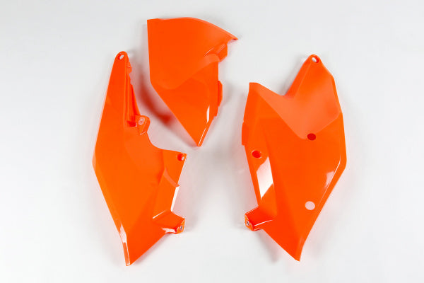 KTM EXC-F Side Panels - Neon Orange - KT04062#FFLU