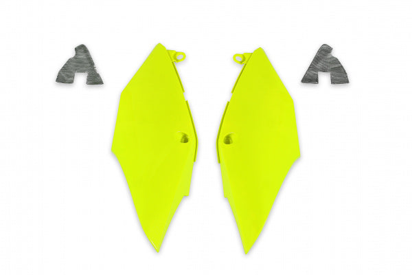 Honda CRF Side Panels - Neon Yellow - HO04684#DFLU