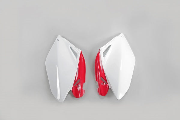 Honda CRF Side Panels - White-Red - HO04606#W