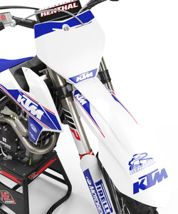 KTM GRAPHICS KIT "RETRO - WHITE"